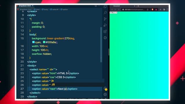 Dropdown Menu Tutorial | Coder Shubham смотреть онлайн