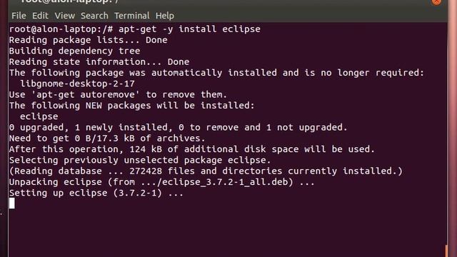 eclipse installation in linux part-1 смотреть онлайн