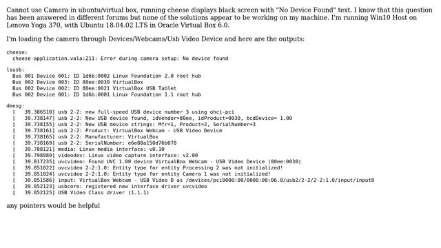 Camera in virtualbox смотреть онлайн