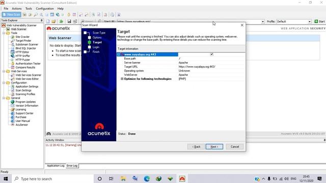 Pencarian kelemahan pada website menggunakan Acunetix Web Vulnerability Scanner смотреть онлайн
