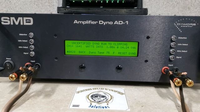 AD-1 Amp Dyno RD Audio 1750.1 by Jones Subwoofer Solutions JSS смотреть онлайн