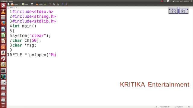 File handling in C | Read string from File for FTP Socket | File management in C смотреть онлайн