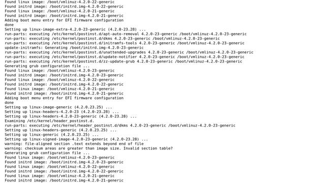Should I be worried about "warning: checksum areas are greater than image size. Invalid section... смотреть онлайн