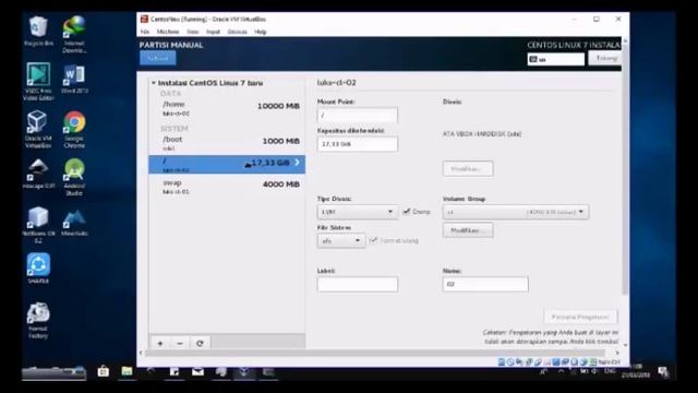 Prosedur installasi OS linux Centos7 di virtualbox смотреть онлайн