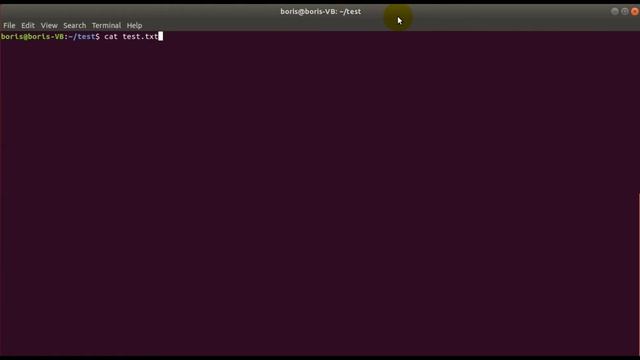 Linux Terminal - cat смотреть онлайн