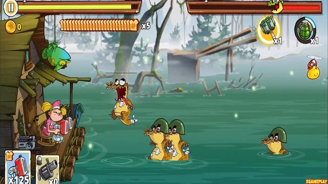 Swamp Attack 2 - Gameplay Walkthrough Part #14 смотреть онлайн