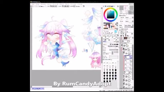Stars!! Heavenly, Mythical Angel~! [Color][Speedpaint][Paint Tool Sai] смотреть онлайн