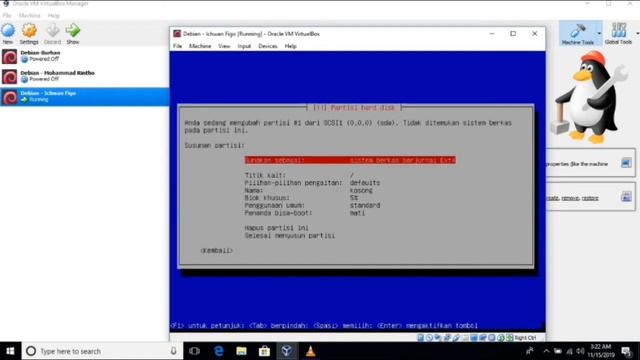 Instal Debian 9 di VirtualBox смотреть онлайн
