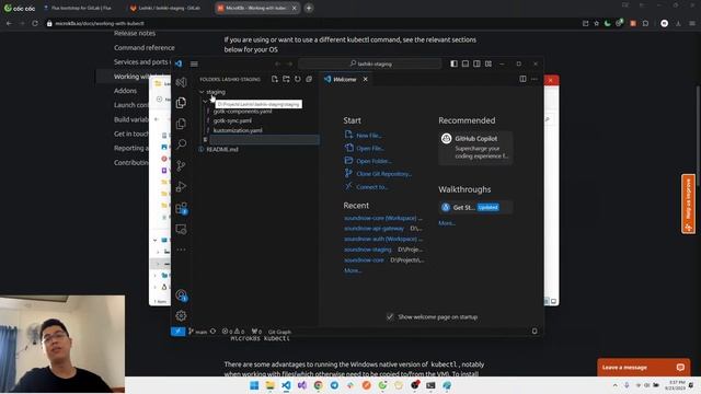 Setup microk8s & FluxCD смотреть онлайн