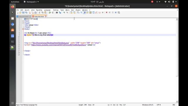 HTML PART 1 on LINUX UBUNTU PART3 смотреть онлайн