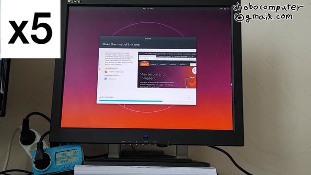 350M, PGA988, ubuntu, avidemux, 7zip test смотреть онлайн