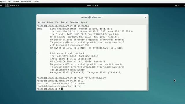 ftp en debian смотреть онлайн