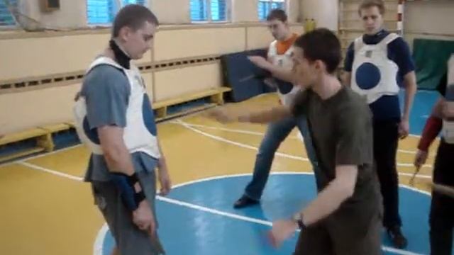 03.11.07 Tolpar, Knifefighting seminar, basic technique, straight stab - reverse stab