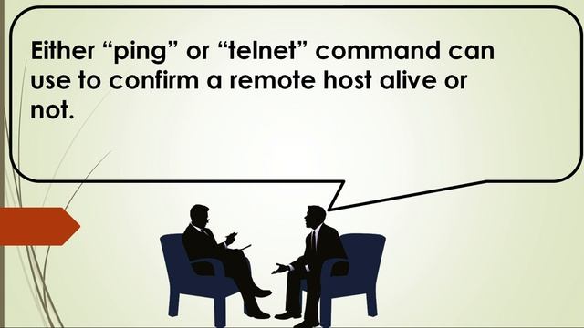 What is the UNIX command to confirm a remote host is alive or not смотреть онлайн