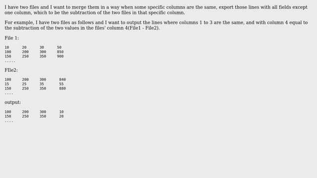 Unix & Linux: How to merge two files with common fields in specific columns? смотреть онлайн