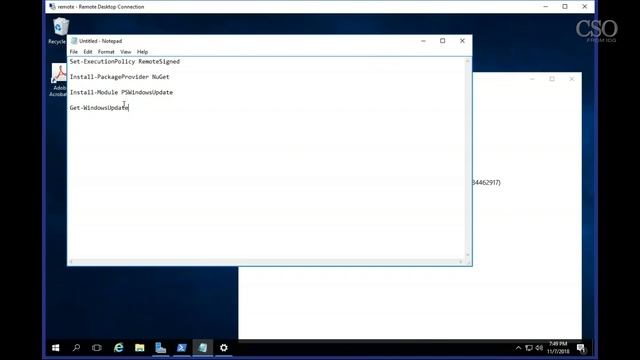 How to use PowerShell to scan for Windows 10 updates смотреть онлайн