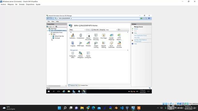 Instalación IIS Windows Server 2016 смотреть онлайн
