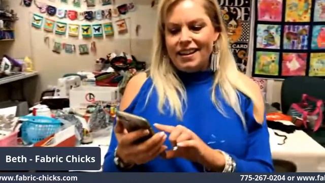 12 minutes till Fabric Chicks Live demo- Fabric Magic смотреть онлайн