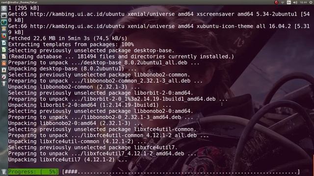 Howto Install XFCFE DE on GNU Linux Ubuntu 1604 EN смотреть онлайн