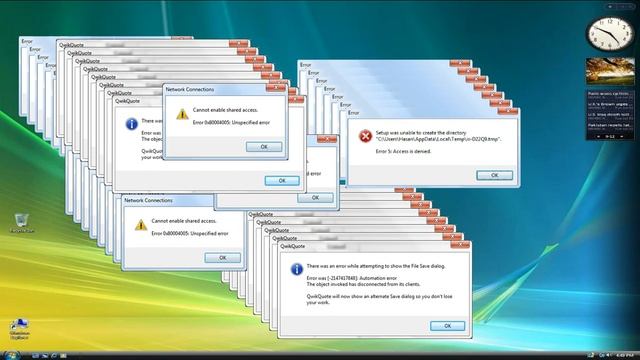 Windows Vista Crazy Error смотреть онлайн