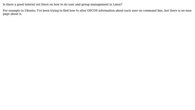 Tutorial on user and group management in Linux? смотреть онлайн