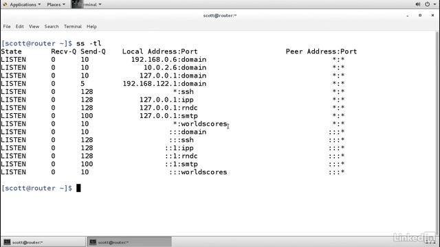 #tutorial Linux 022 Monitor network port activity смотреть онлайн
