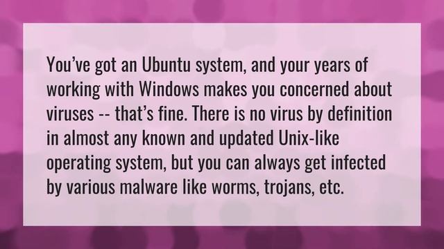 Can you get viruses on Ubuntu? смотреть онлайн