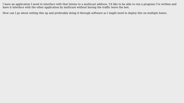 Unix & Linux: Multicast on local box смотреть онлайн
