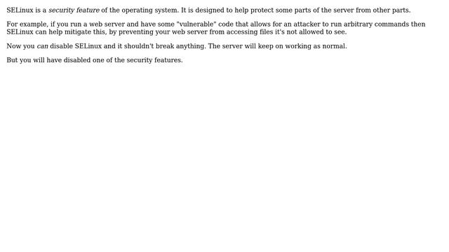 What can go wrong if we disable selinux (4 Solutions!!) смотреть онлайн