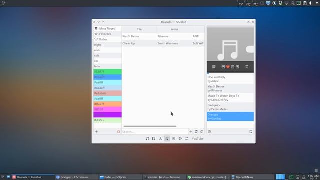 Babe Qt Music player progress - color mood смотреть онлайн
