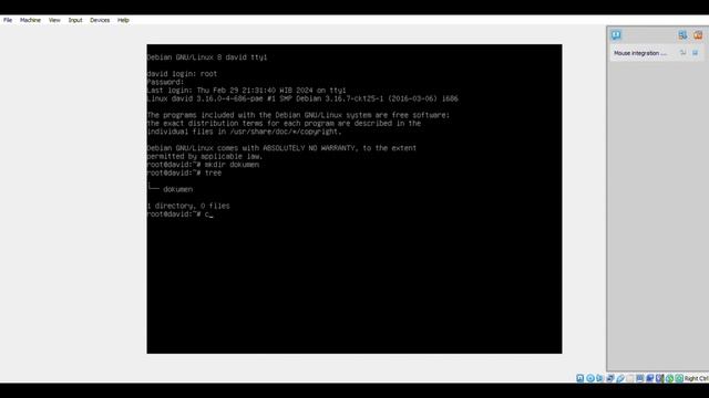 Penggunaan Perintah Mkdir & Rmdir Pada Linux Debian 8 | Jaringan with David смотреть онлайн