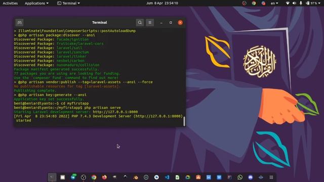 Install Laravel 8 in Linux Ubuntu смотреть онлайн