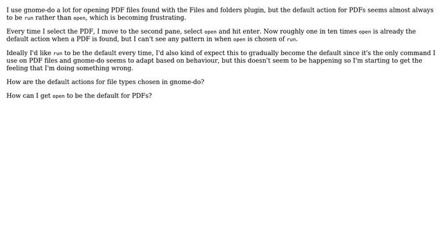 gnome-do: How to make 'open' the default action for PDF files? (2 Solutions!!) смотреть онлайн