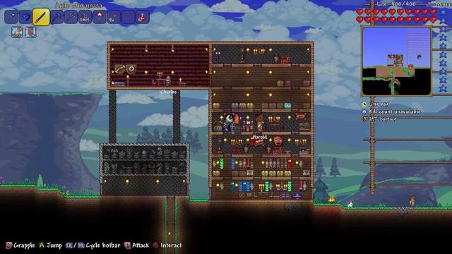 Terraria let's play #20-Fighting the Queen Bee смотреть онлайн