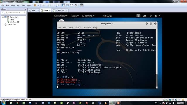 MITM attack use websploit смотреть онлайн