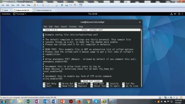 Configuring a FTP server in Linux смотреть онлайн