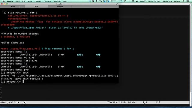 vim tips 11 - starting vim смотреть онлайн