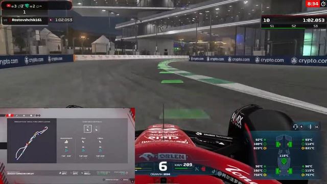 Победа в Джидде? F1 22🏁Парная карьера🏆Два экрана🏆2йСезон #24🔥🔥🔥 смотреть онлайн