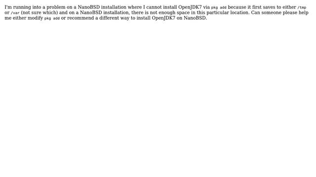Unix & Linux: Using pkg add with a NanoBSD image смотреть онлайн