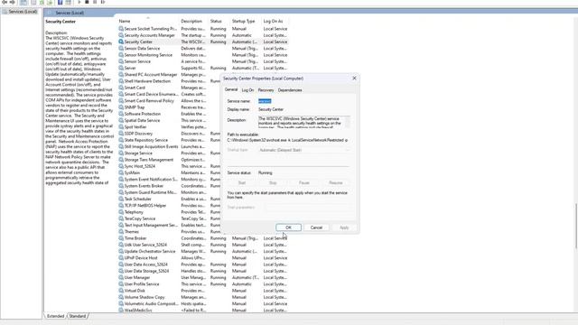 حل مشكلة برنامج الحماية Windows Security center service can't be started ويندوز 10|11 смотреть онлайн