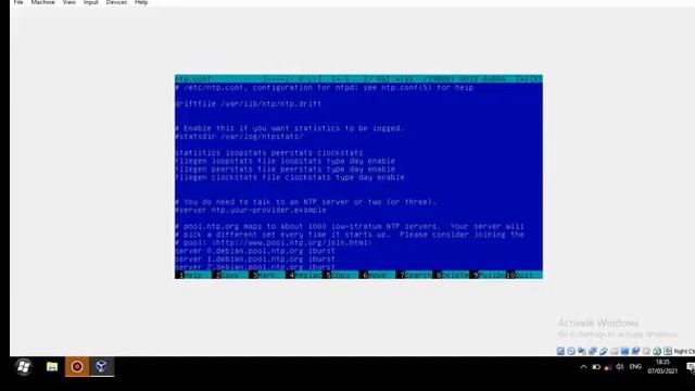 konfigurasi NTP pada linuk debian смотреть онлайн
