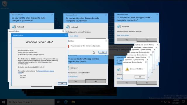 Windows Server 2022 Crazy Error смотреть онлайн