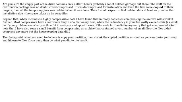 Unix & Linux: How to compress a very big file containing only a little data? (2 Solutions!!) смотреть онлайн