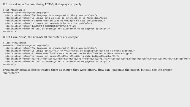 Unix & Linux: How can I paginate a UTF-8 file and see the right characters? (2 Solutions!!) смотреть онлайн