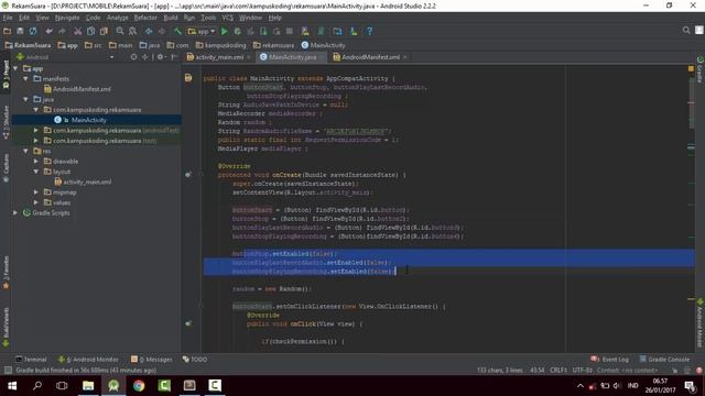 Android Studio - Sound Record смотреть онлайн