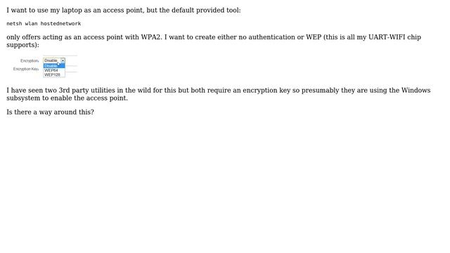 Unix & Linux: Windows 7/8 Access Point No Authentication/Encryption? смотреть онлайн