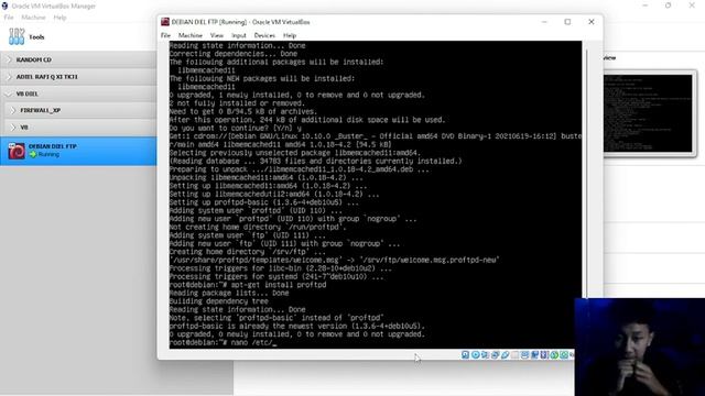 KONFIGURASI FTP SERVER LINUX DEBIAN 10 смотреть онлайн