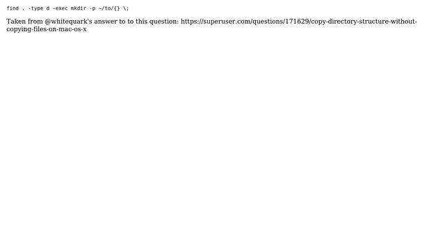 Create new empty directory tree from existing tree with files (4 Solutions!!) смотреть онлайн