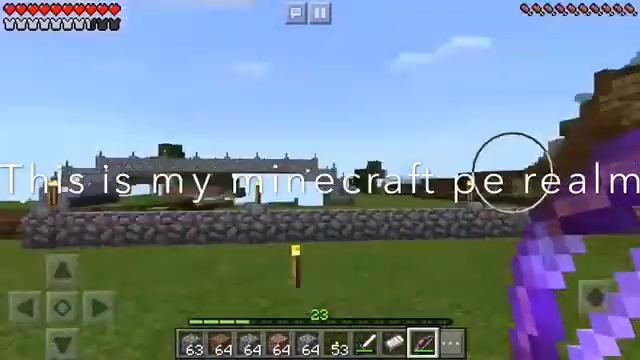 Minecraft PE Test using the Every Cord iPhone app to record gameplay in my minecraft realm смотреть онлайн