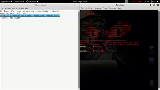 How clear history Linux смотреть онлайн